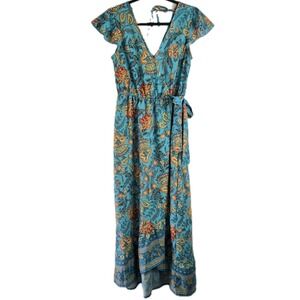 Band Of The Free | Dresses | Nwt Band Of The Free Smocked Strapless Maxi  Dress Pockets Xl Cotton | Poshmark